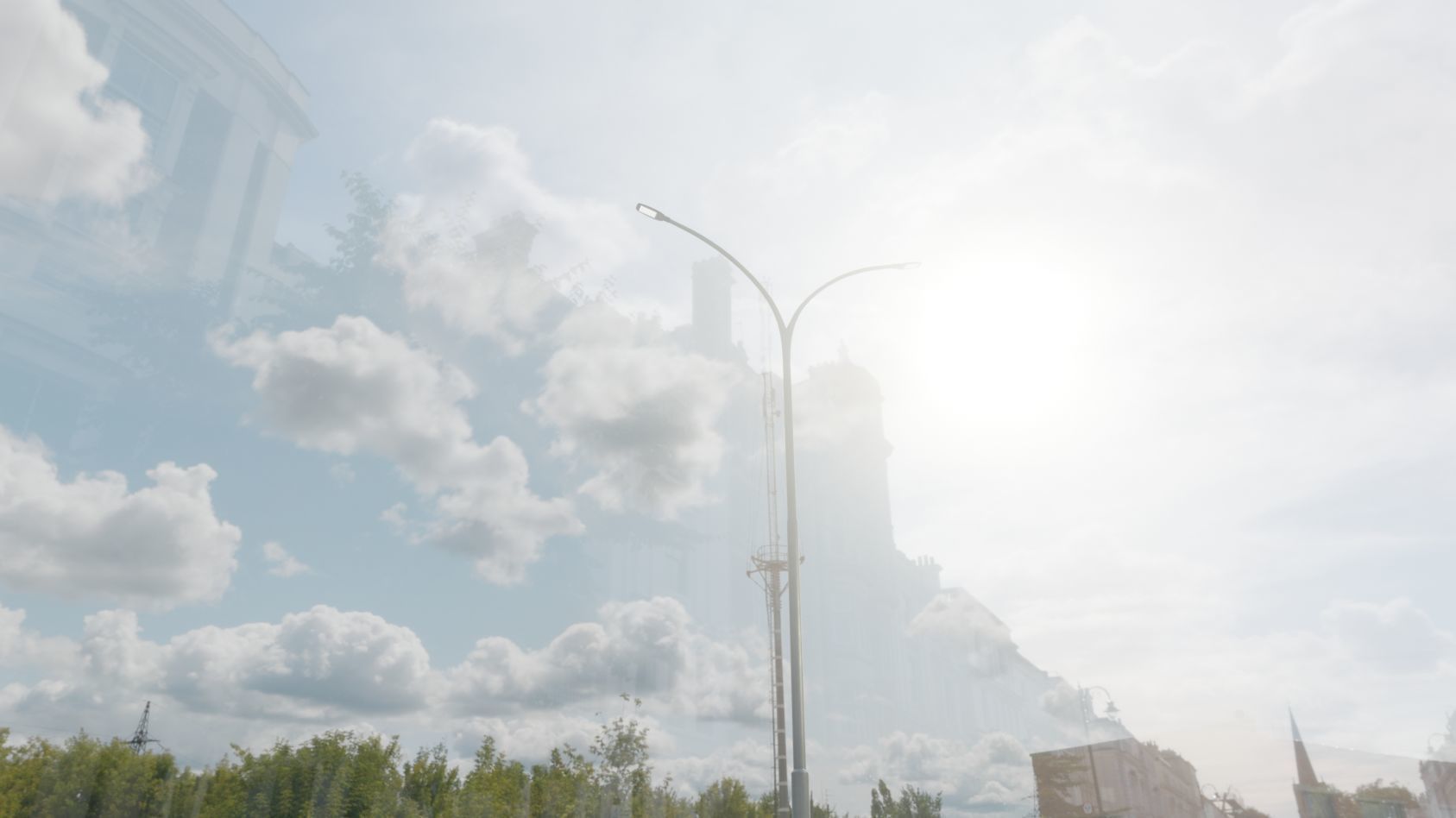 Street Light 12 version 14 10m with pole 4 Low-poly 3D model_70