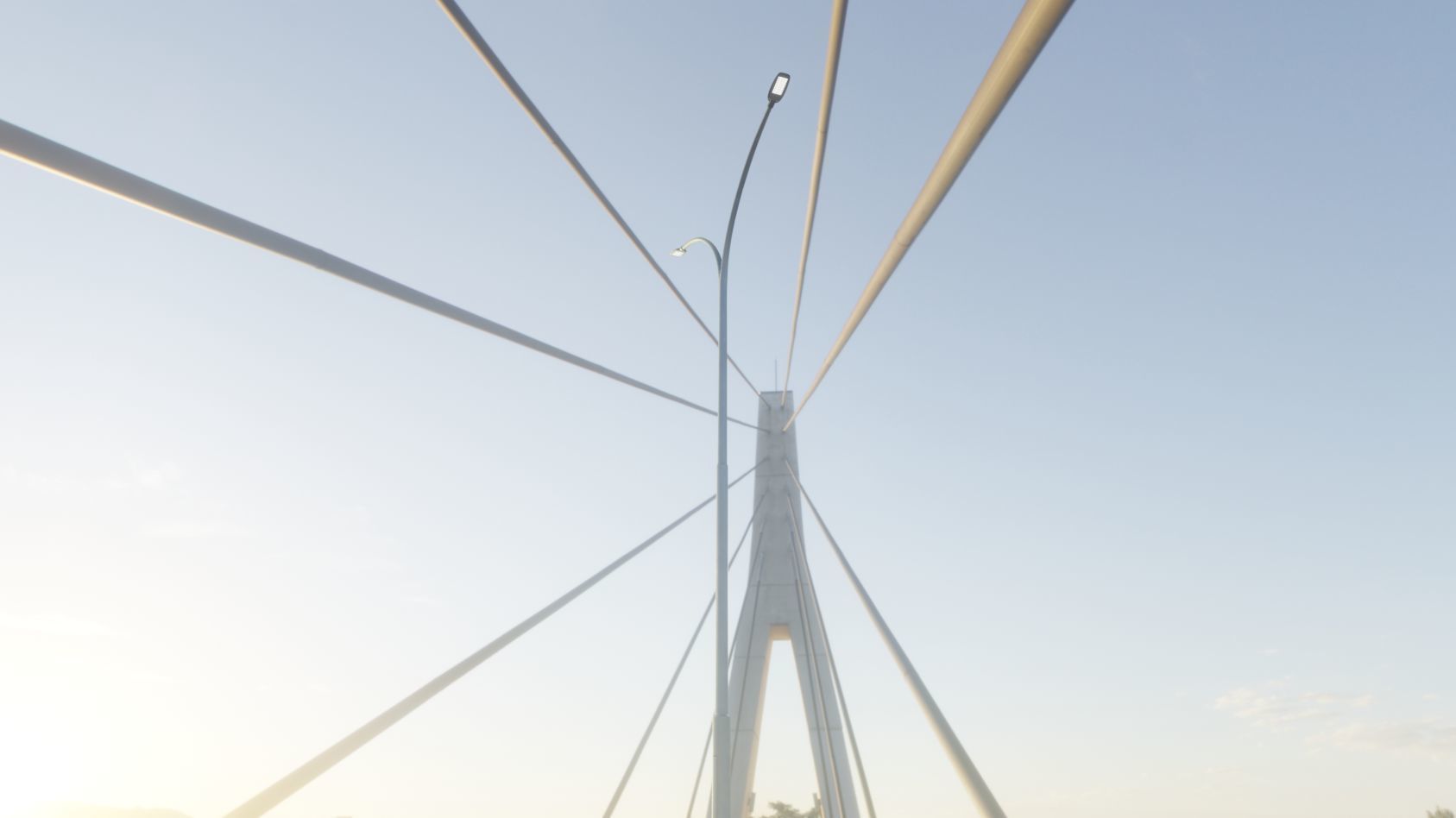 Street Light 12 version 14 10m with pole 4 Low-poly 3D model_95