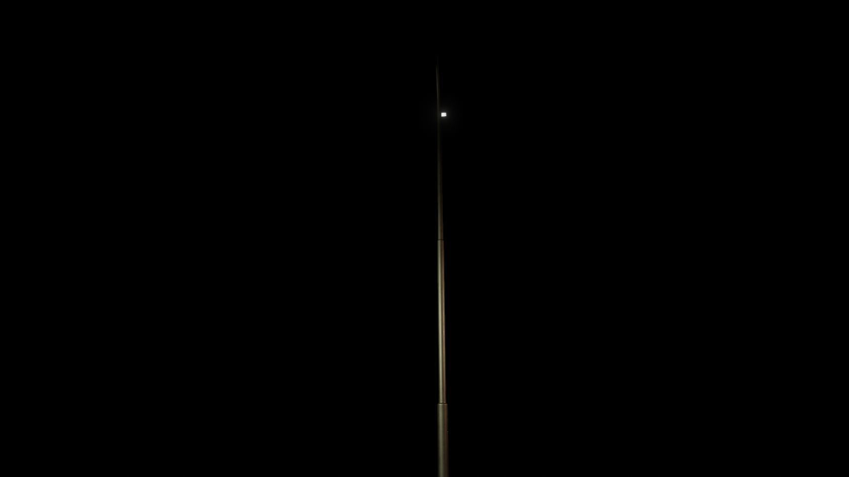 Street Light 12 version 14 10m with pole 4 Low-poly 3D model_48
