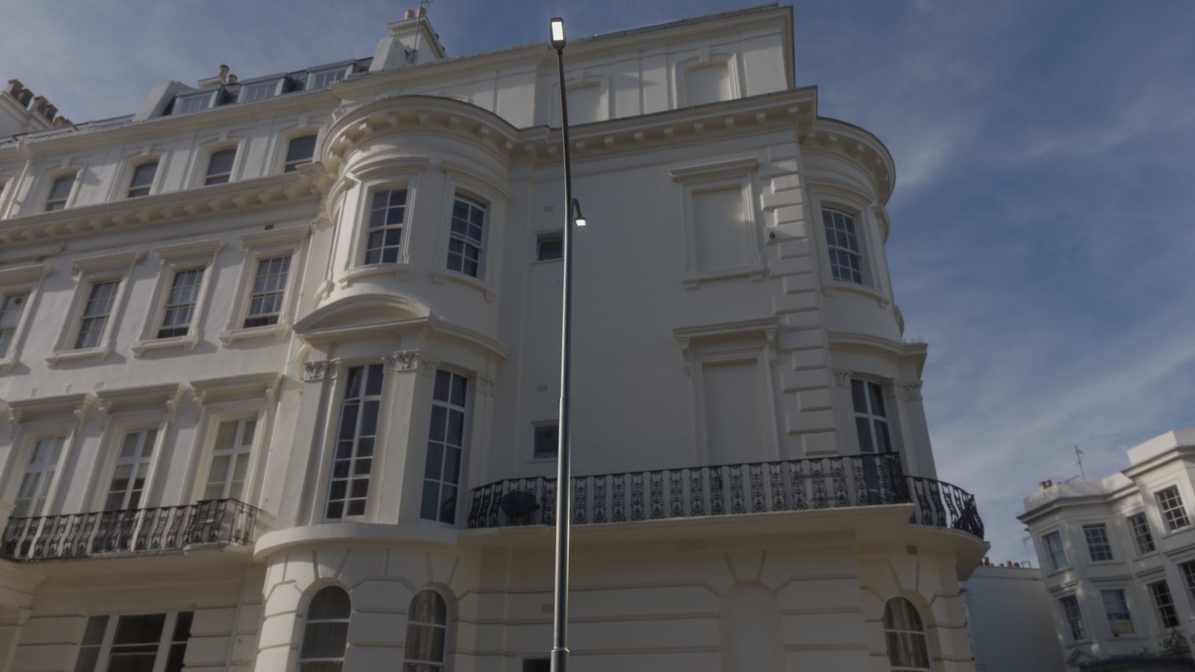 Street Light 12 version 14 10m with pole 4 Low-poly 3D model_32