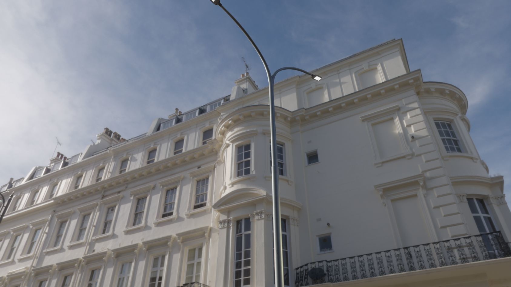 Street Light 12 version 14 10m with pole 4 Low-poly 3D model_5