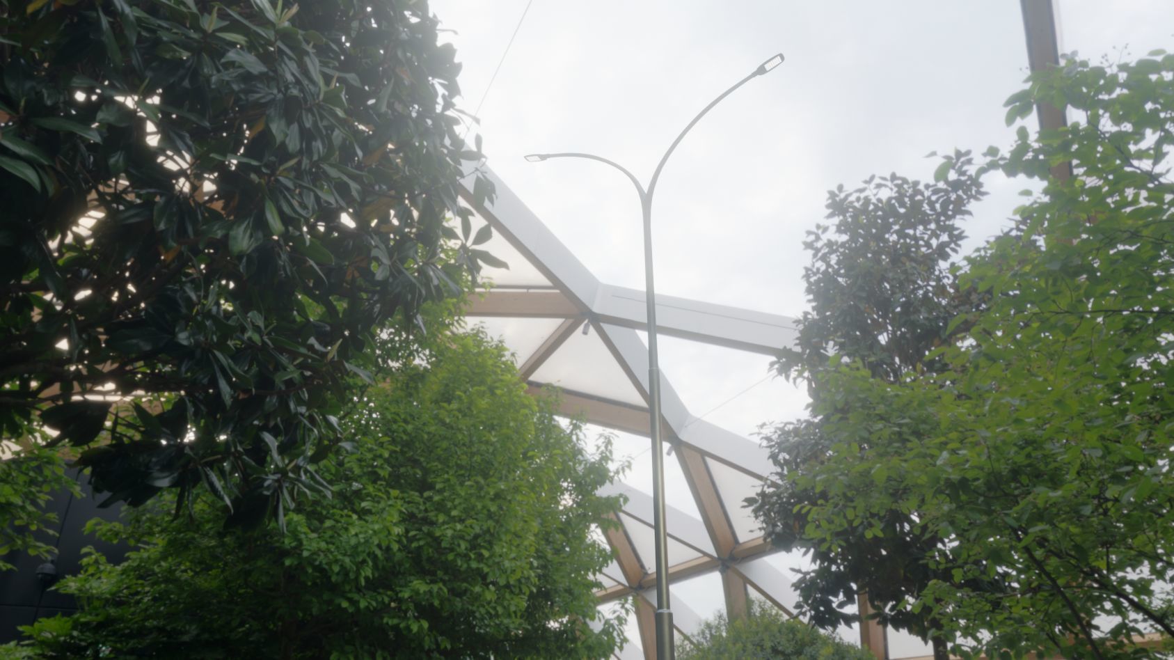 Street Light 12 version 14 10m with pole 4 Low-poly 3D model_42