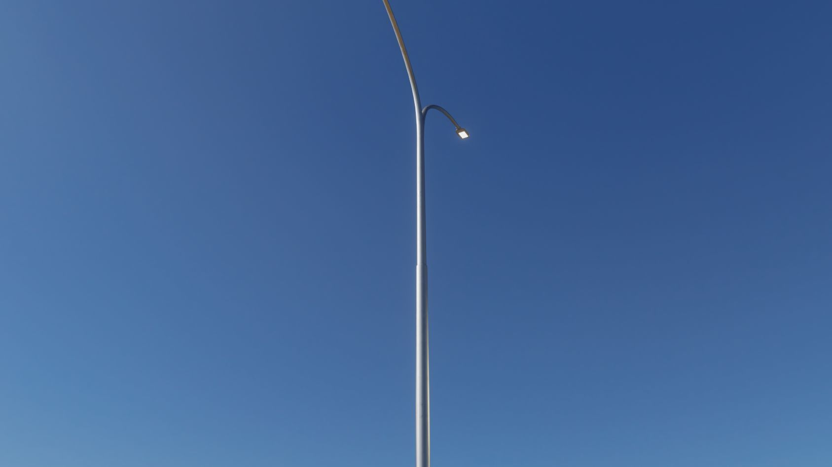 Street Light 12 version 14 10m with pole 4 Low-poly 3D model_3