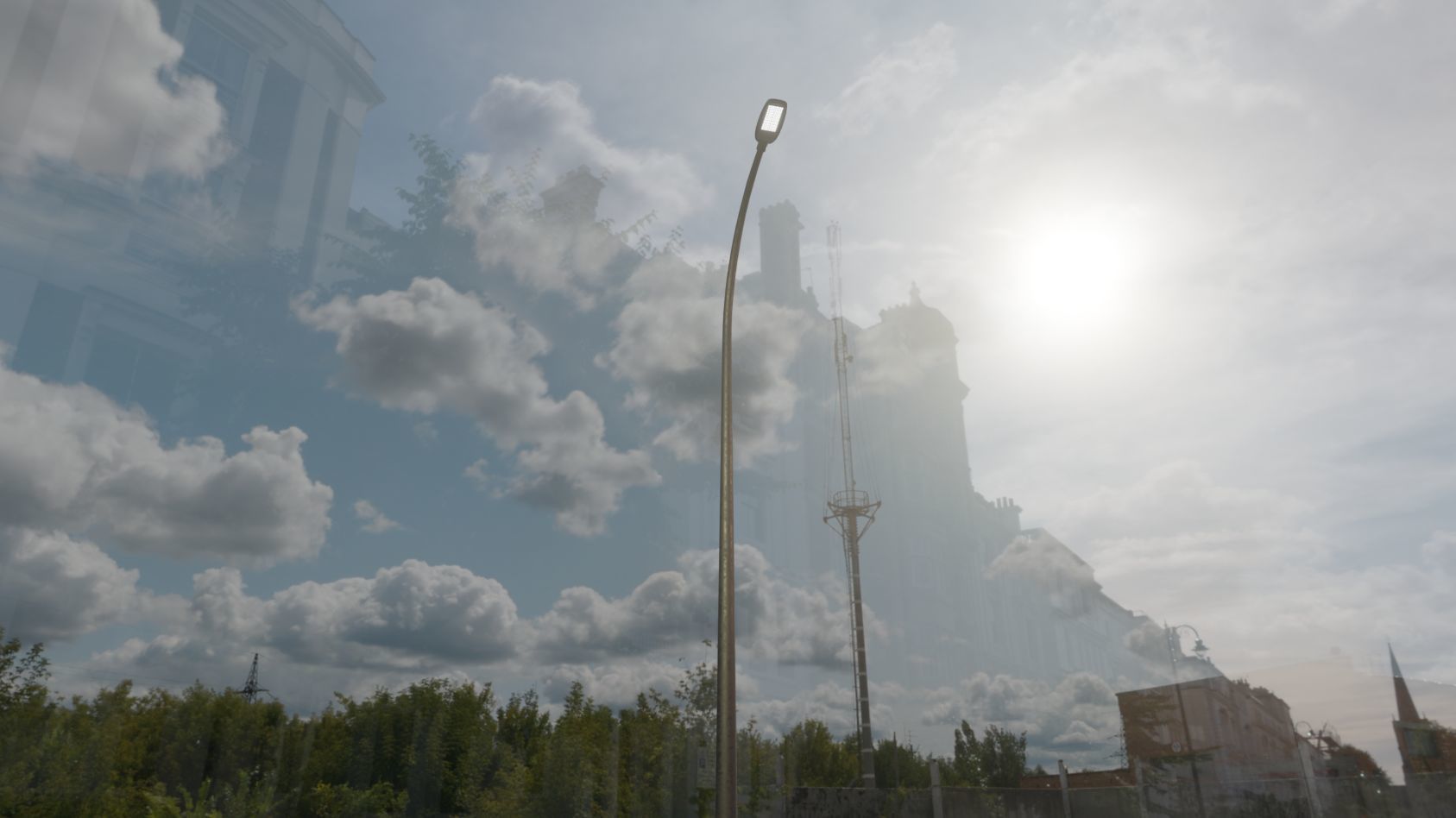 Street Light 12 version 13 6m with pole 1 Low-poly 3D model_84