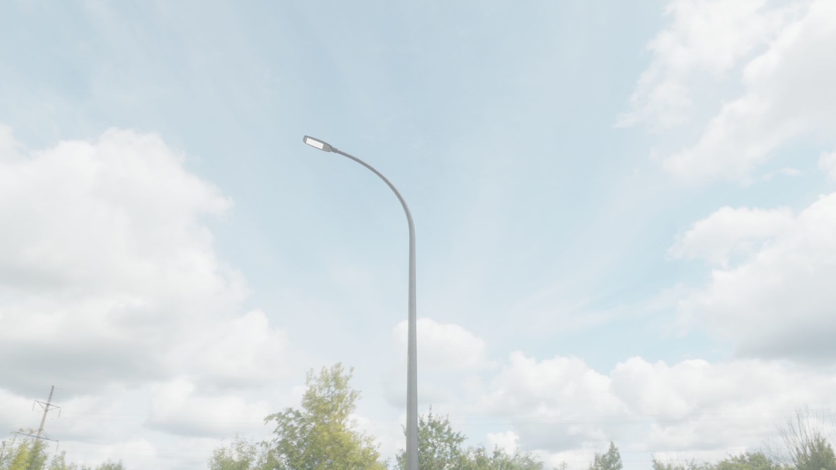 Street Light 12 version 13 6m with pole 1 Low-poly 3D model_88