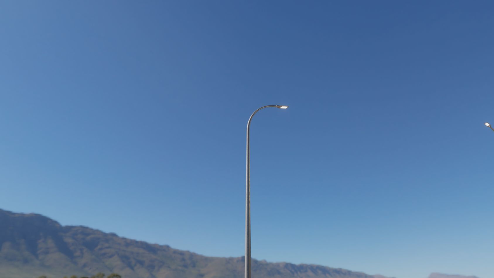 Street Light 12 version 13 6m with pole 1 Low-poly 3D model_74