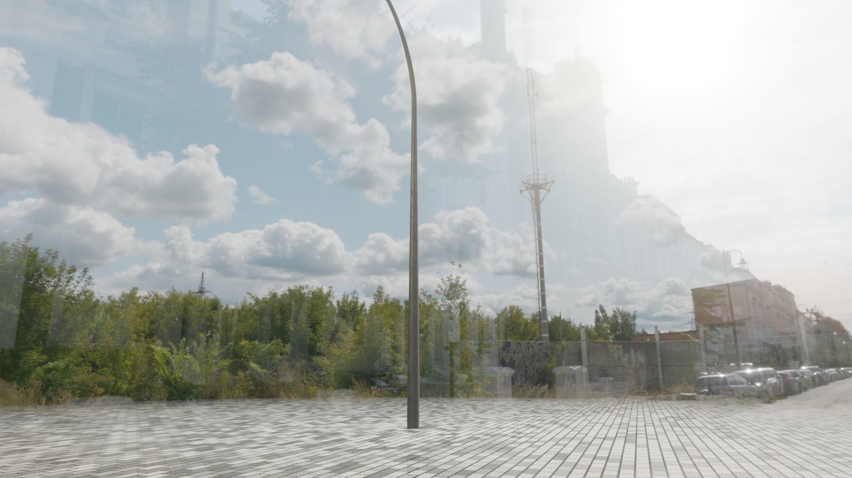 Street Light 12 version 13 6m with pole 1 Low-poly 3D model_54