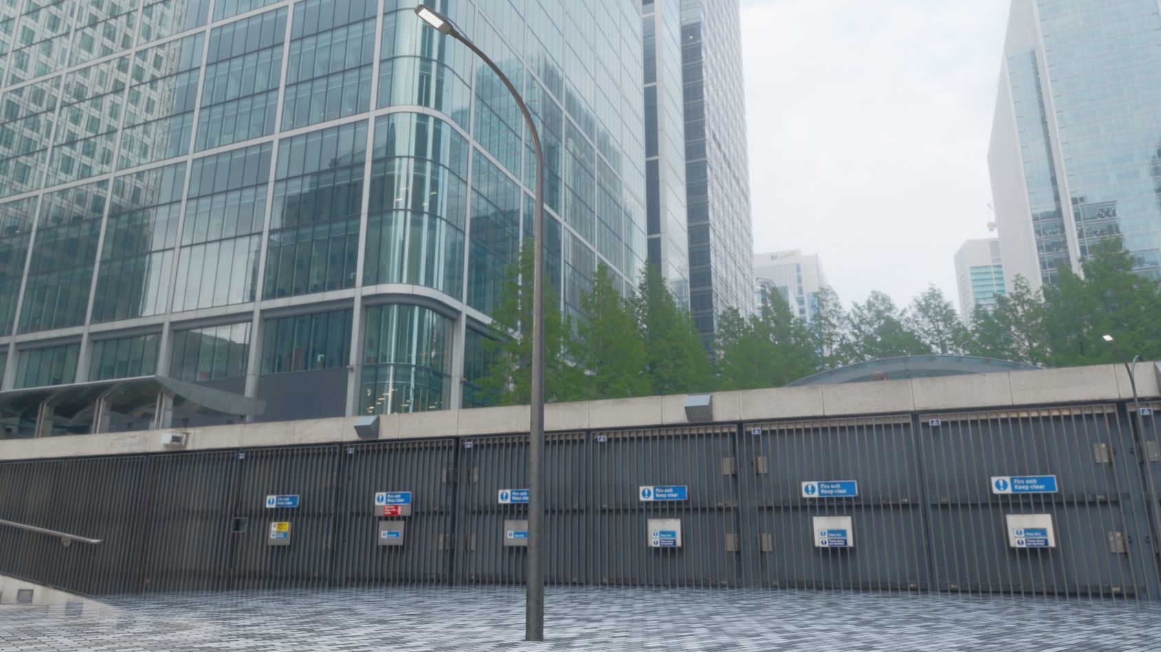 Street Light 12 version 13 6m with pole 1 Low-poly 3D model_57