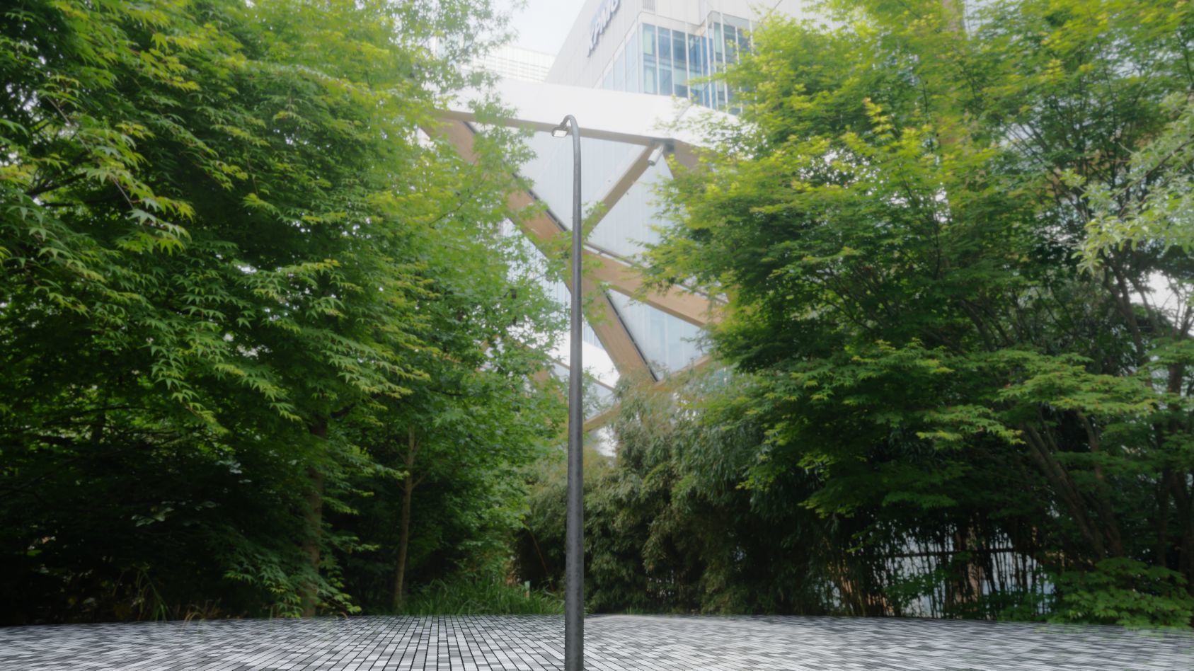 Street Light 12 version 13 6m with pole 1 Low-poly 3D model_97