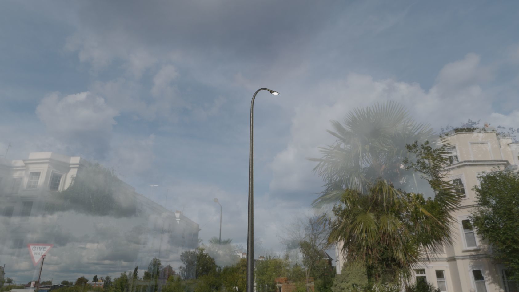 Street Light 12 version 13 6m with pole 1 Low-poly 3D model_39