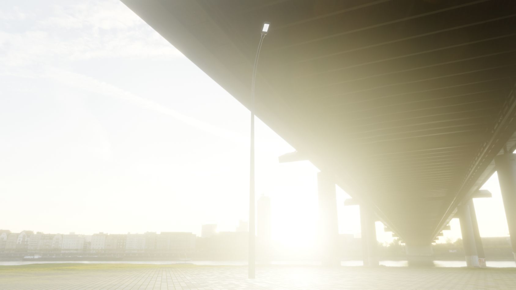 Street Light 12 version 13 6m with pole 1 Low-poly 3D model_51