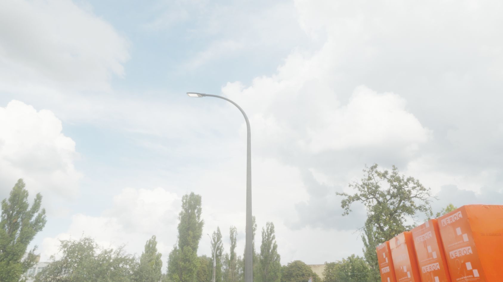 Street Light 12 version 13 6m with pole 1 Low-poly 3D model_91