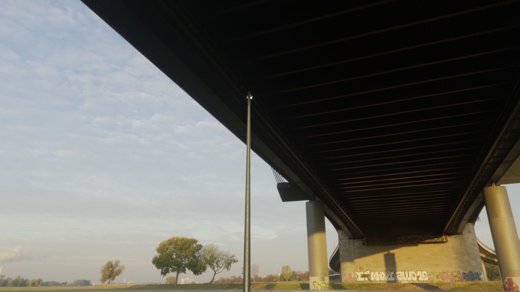 Street Light 12 version 13 6m with pole 1 Low-poly 3D model_36