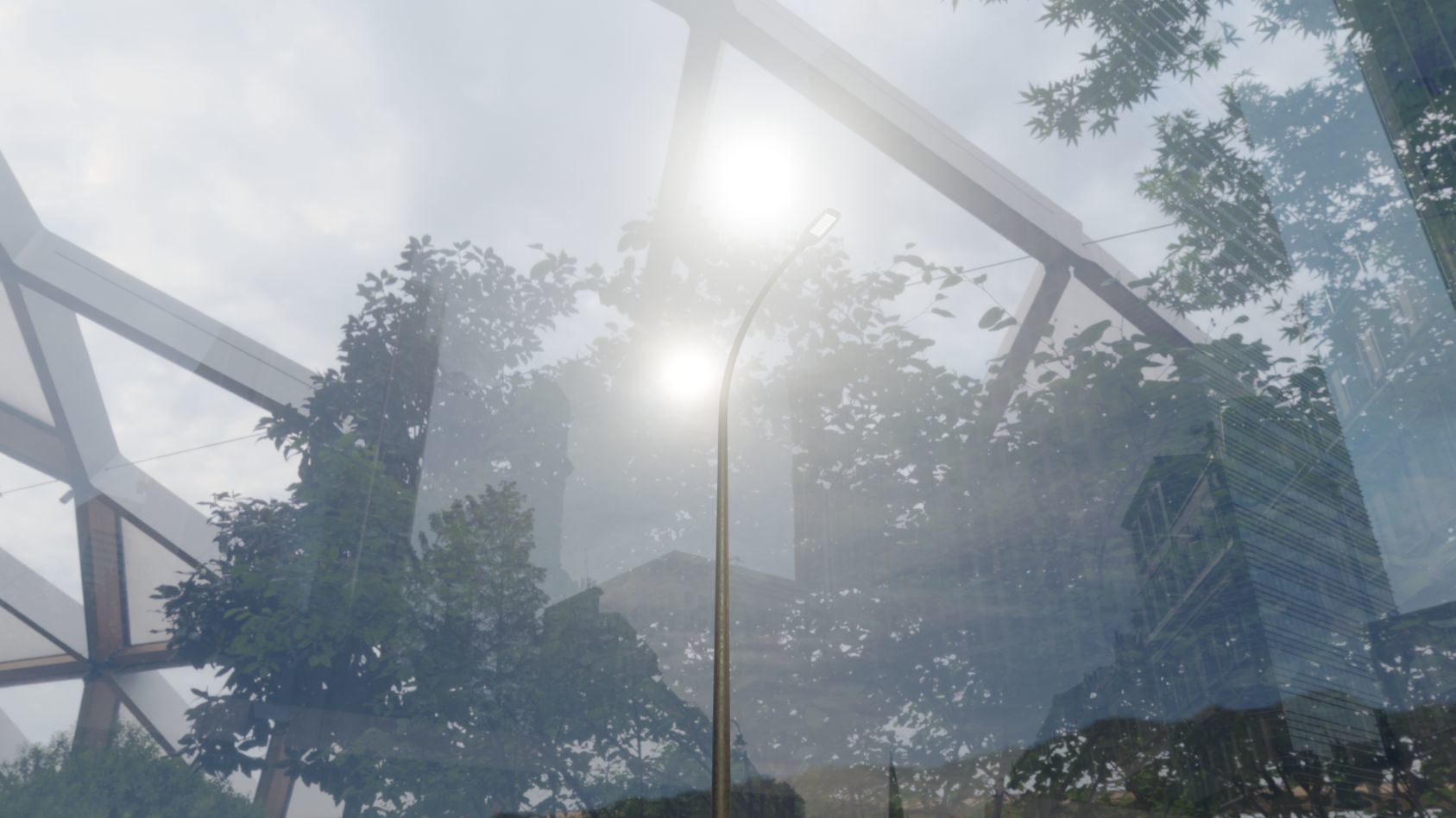 Street Light 12 version 13 6m with pole 1 Low-poly 3D model_82