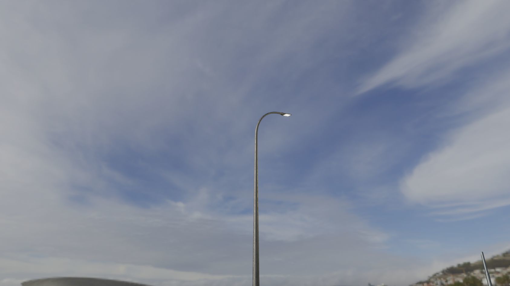 Street Light 12 version 13 6m with pole 1 Low-poly 3D model_73