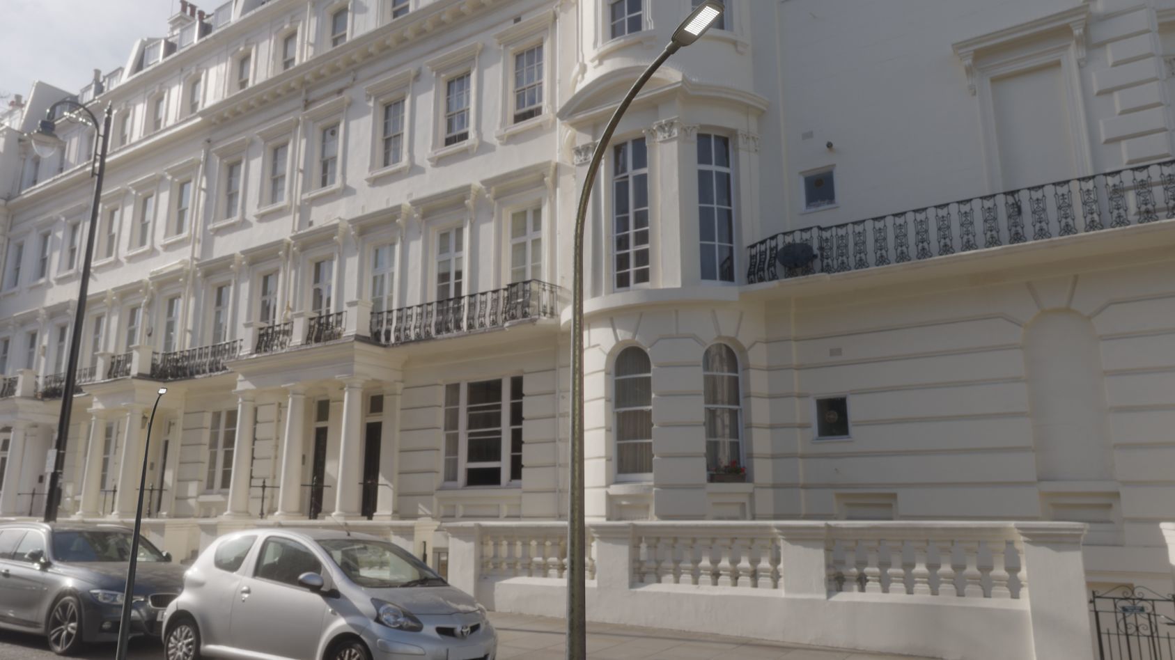 Street Light 12 version 13 6m with pole 1 Low-poly 3D model_17