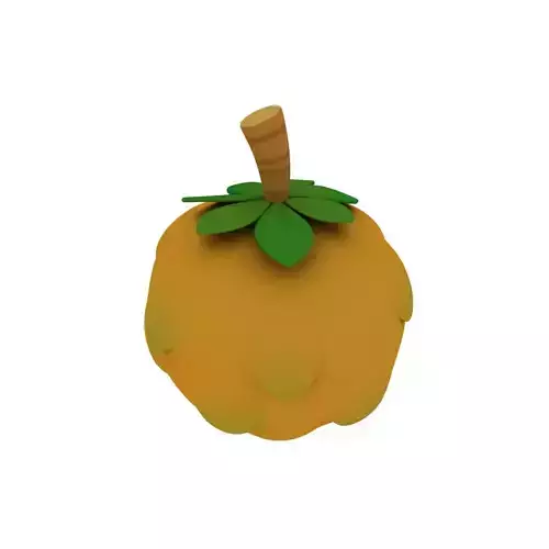 Cartoon biriba fruit 3D model
