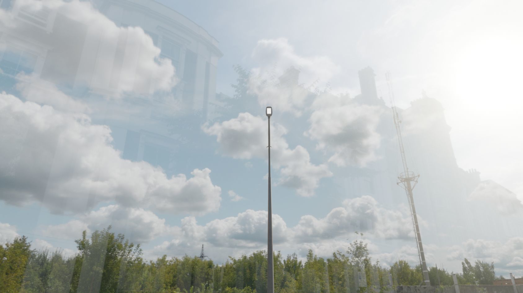 Street Light 12 version 12 6m with pole 4 Low-poly 3D model_8