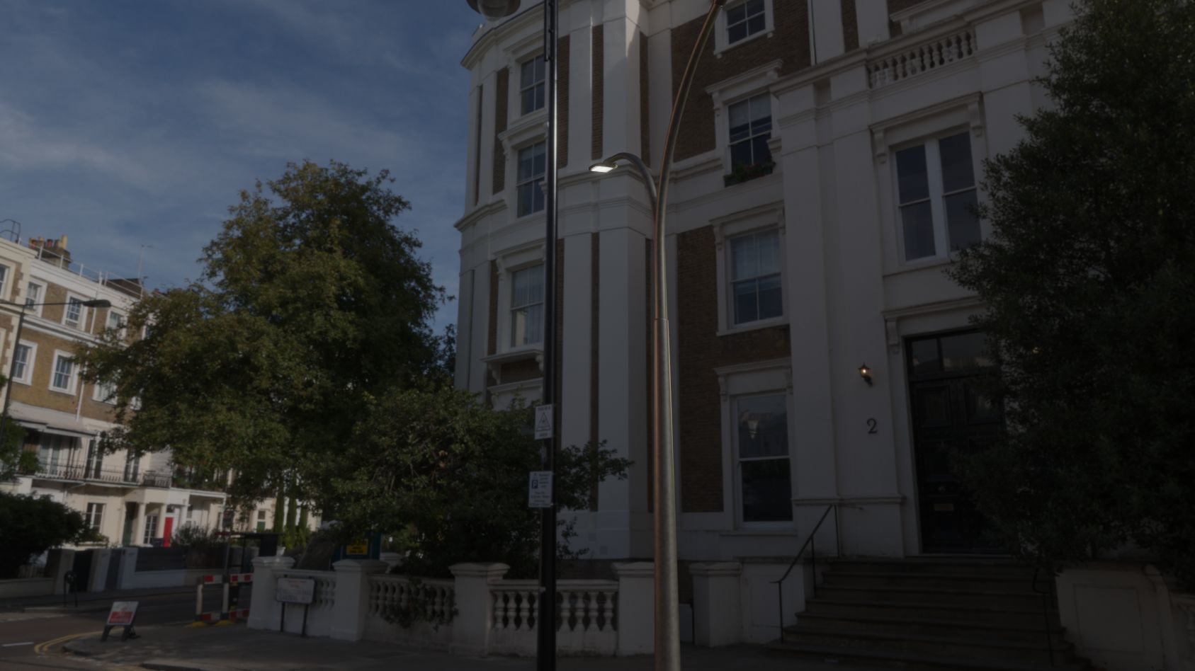 Street Light 12 version 12 6m with pole 4 Low-poly 3D model_7