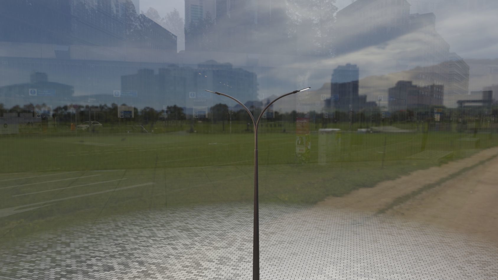 Street Light 12 version 12 6m with pole 4 Low-poly 3D model_67