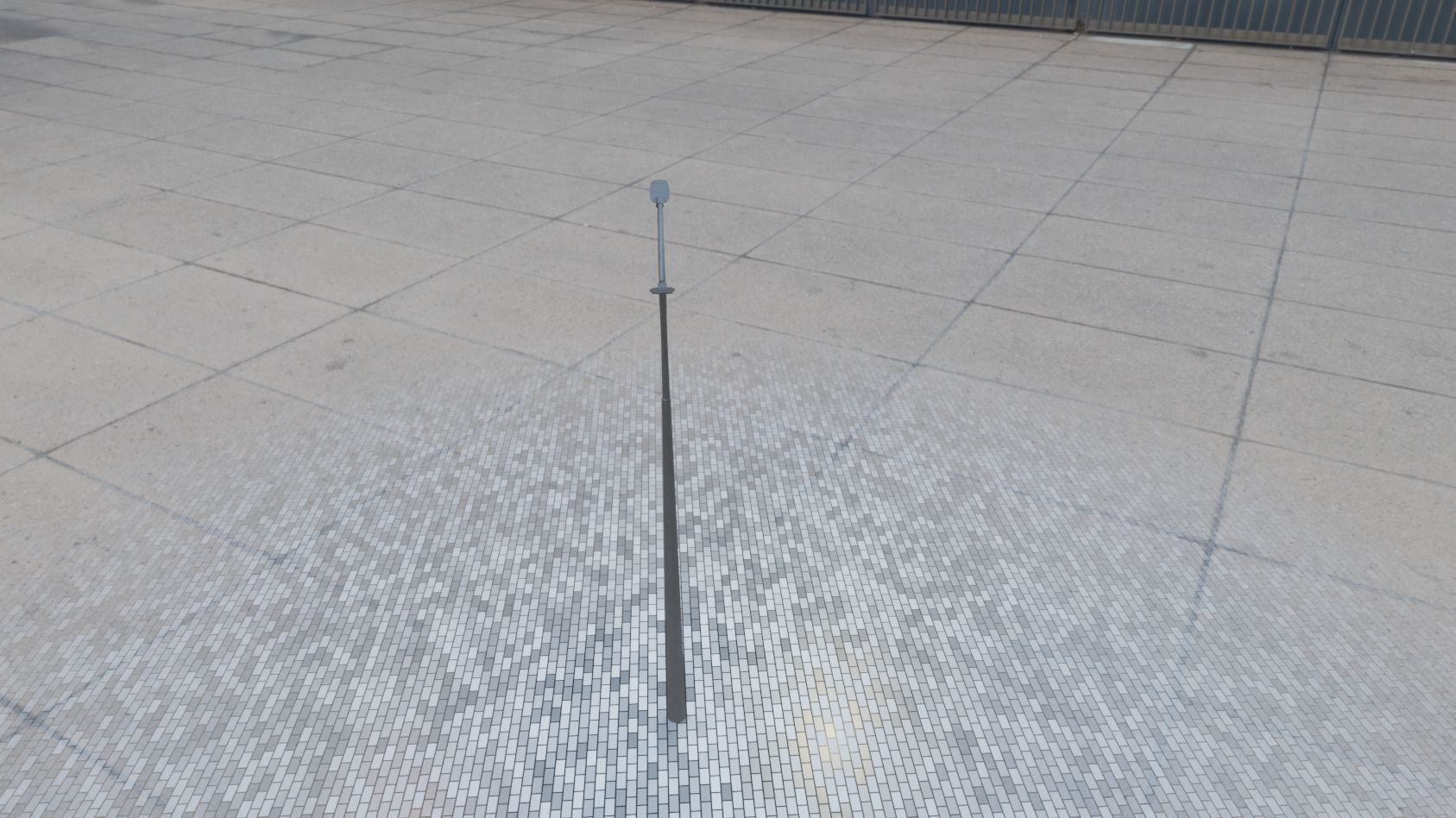 Street Light 12 version 12 6m with pole 4 Low-poly 3D model_41