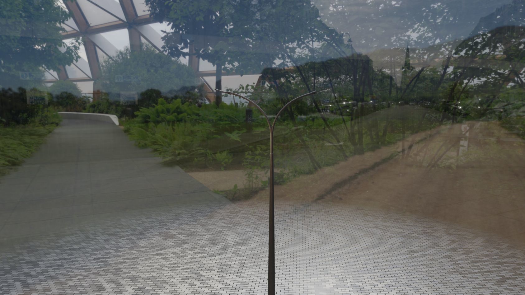 Street Light 12 version 12 6m with pole 4 Low-poly 3D model_66