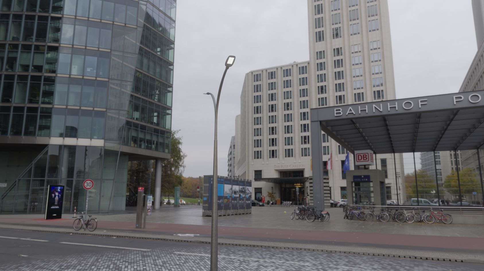 Street Light 12 version 12 6m with pole 4 Low-poly 3D model_89