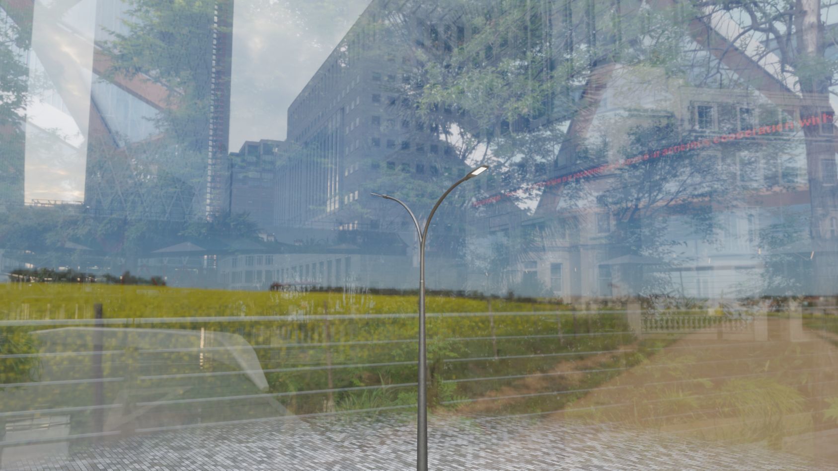 Street Light 12 version 12 6m with pole 4 Low-poly 3D model_21