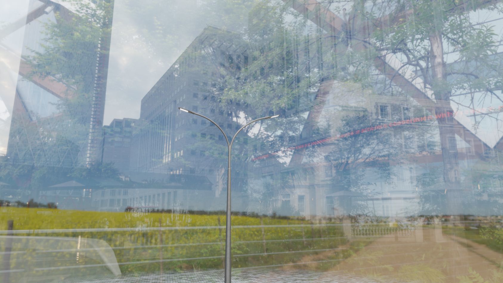 Street Light 12 version 12 6m with pole 4 Low-poly 3D model_81