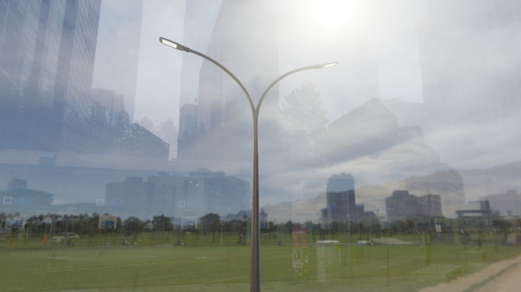 Street Light 12 version 12 6m with pole 4 Low-poly 3D model_97