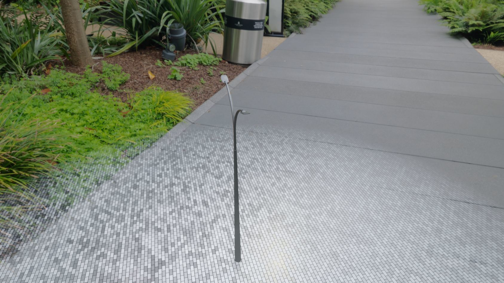 Street Light 12 version 12 6m with pole 4 Low-poly 3D model_40