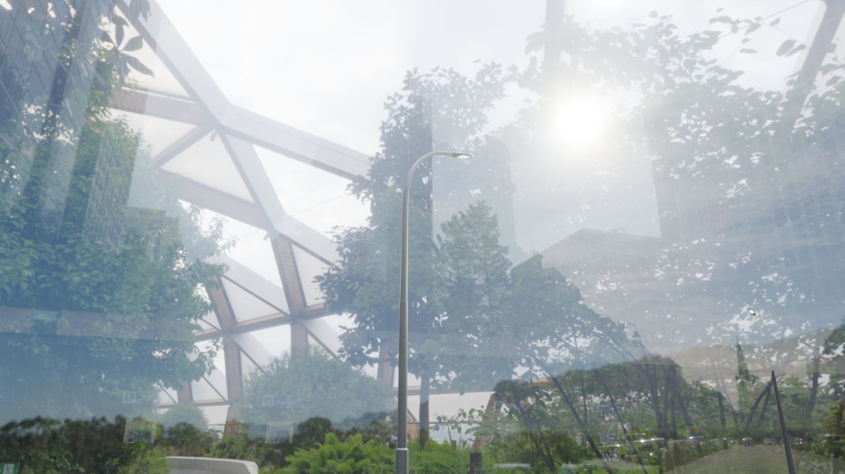 Street Light 12 version 11 6m with pole 1 Low-poly 3D model_46