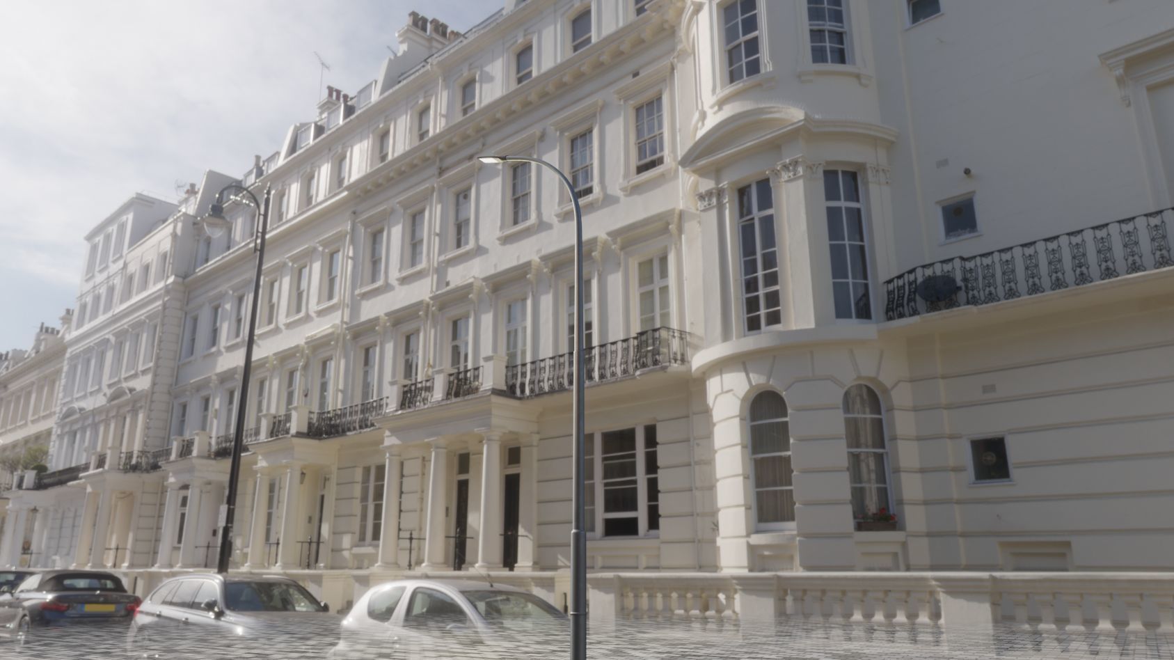 Street Light 12 version 11 6m with pole 1 Low-poly 3D model_7