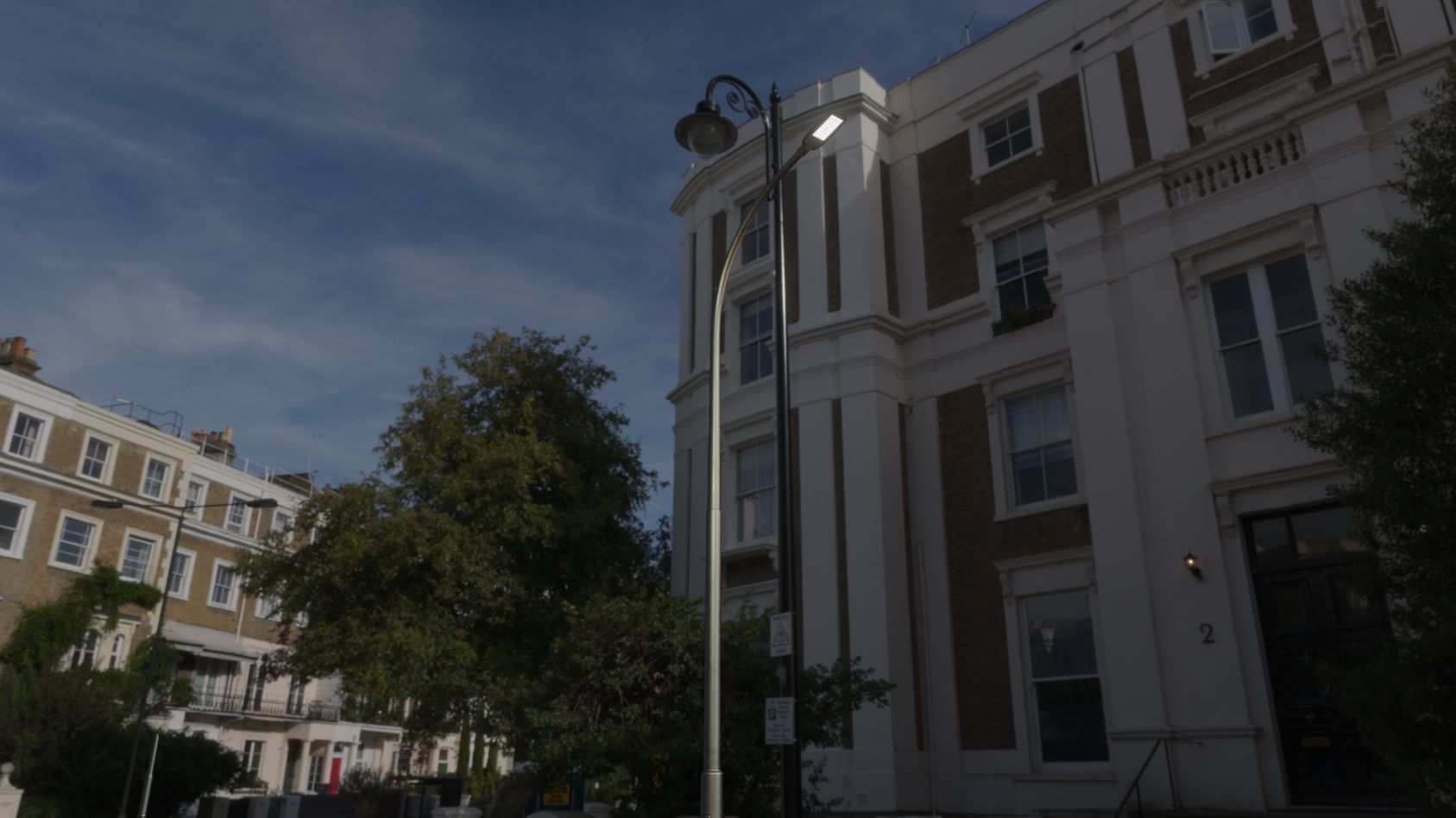 Street Light 12 version 11 6m with pole 1 Low-poly 3D model_55