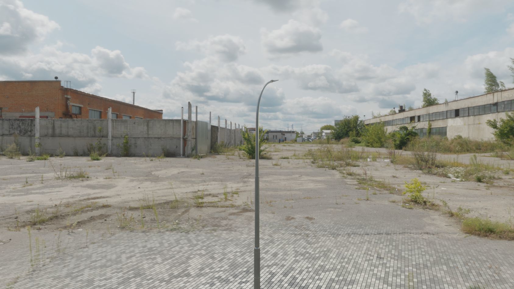 Street Light 12 version 11 6m with pole 1 Low-poly 3D model_11