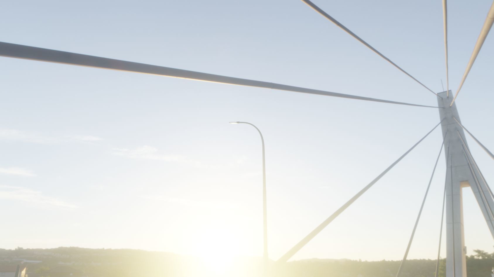 Street Light 12 version 11 6m with pole 1 Low-poly 3D model_95