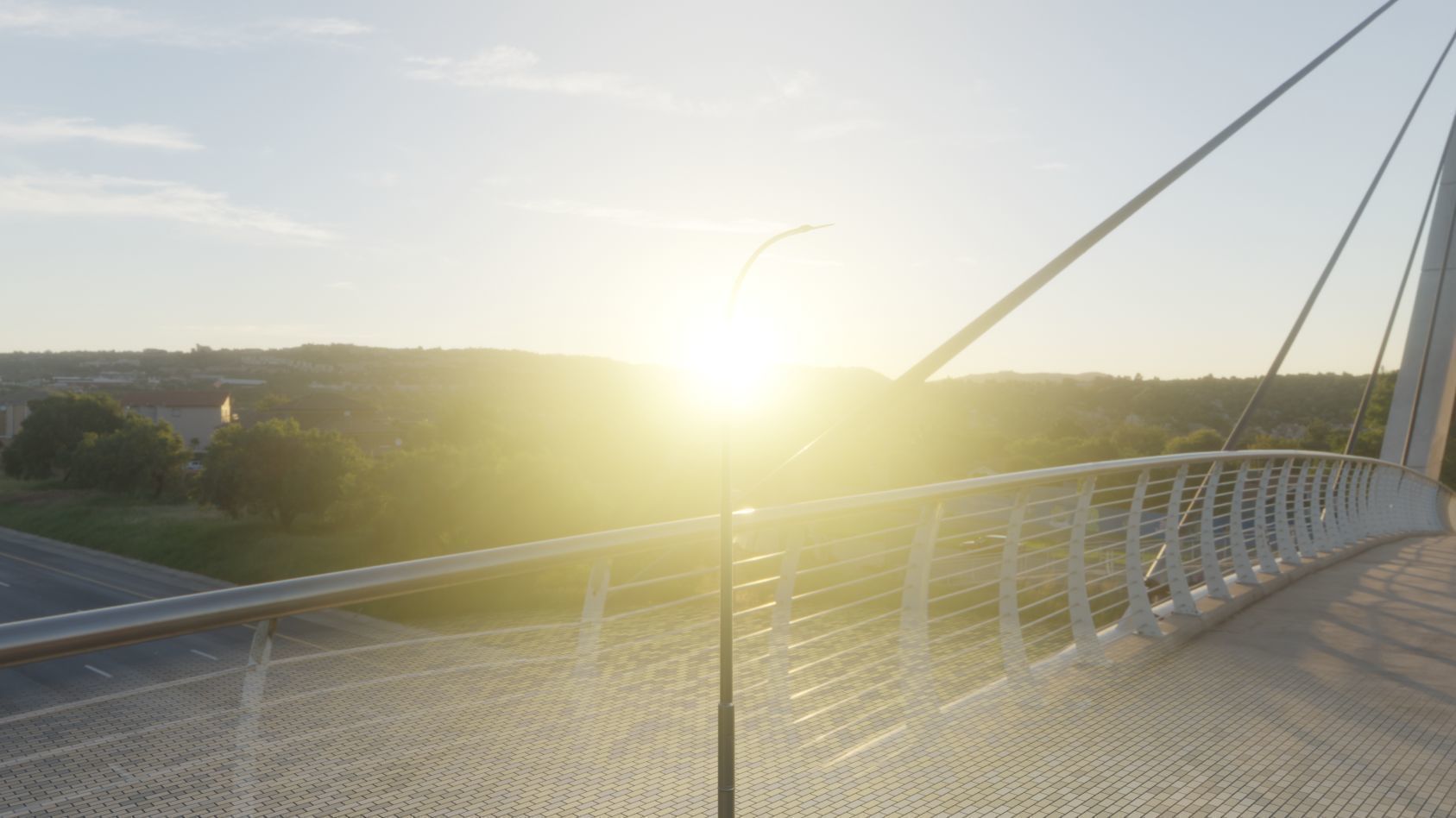 Street Light 12 version 11 6m with pole 1 Low-poly 3D model_13