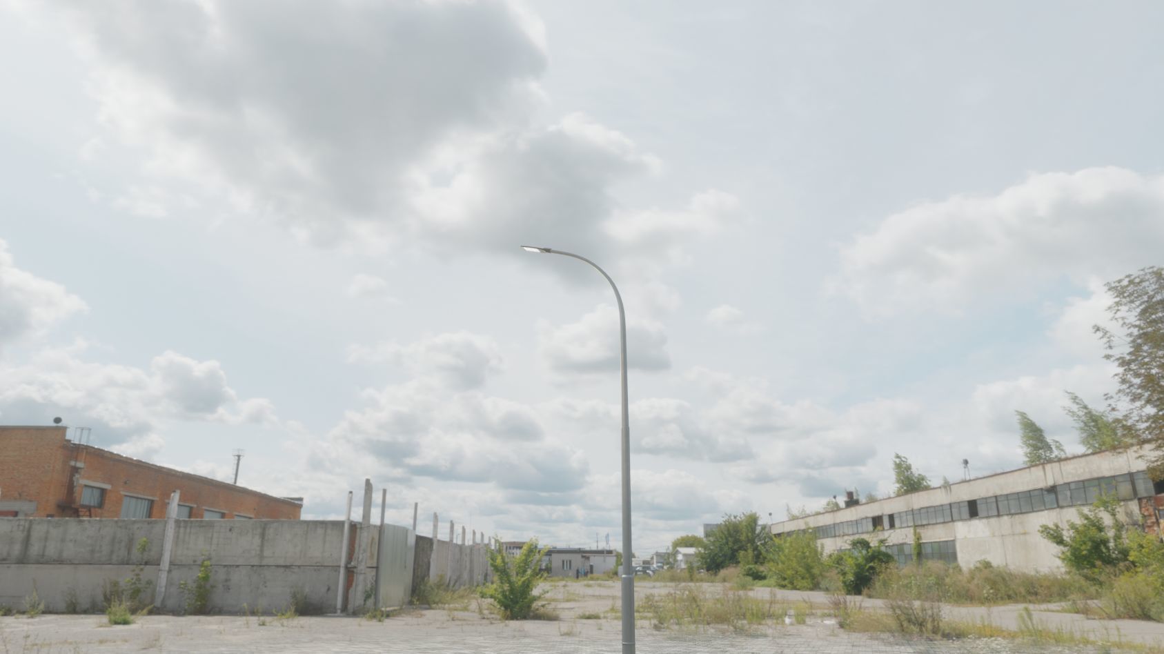 Street Light 12 version 11 6m with pole 1 Low-poly 3D model_93