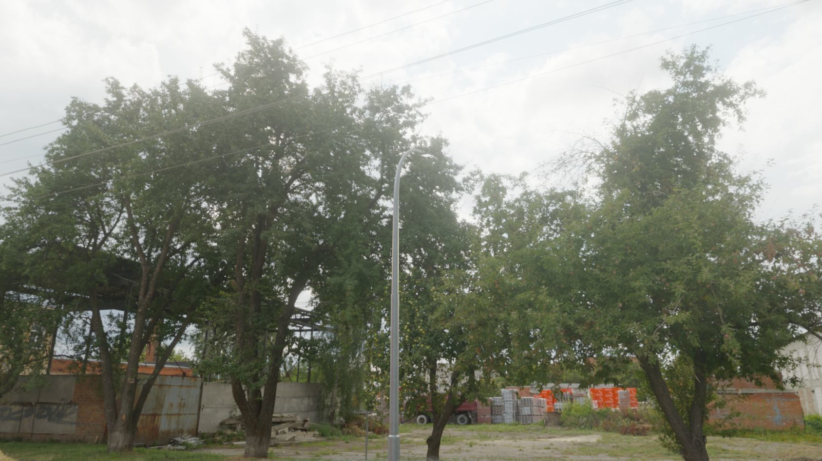 Street Light 12 version 11 6m with pole 1 Low-poly 3D model_44