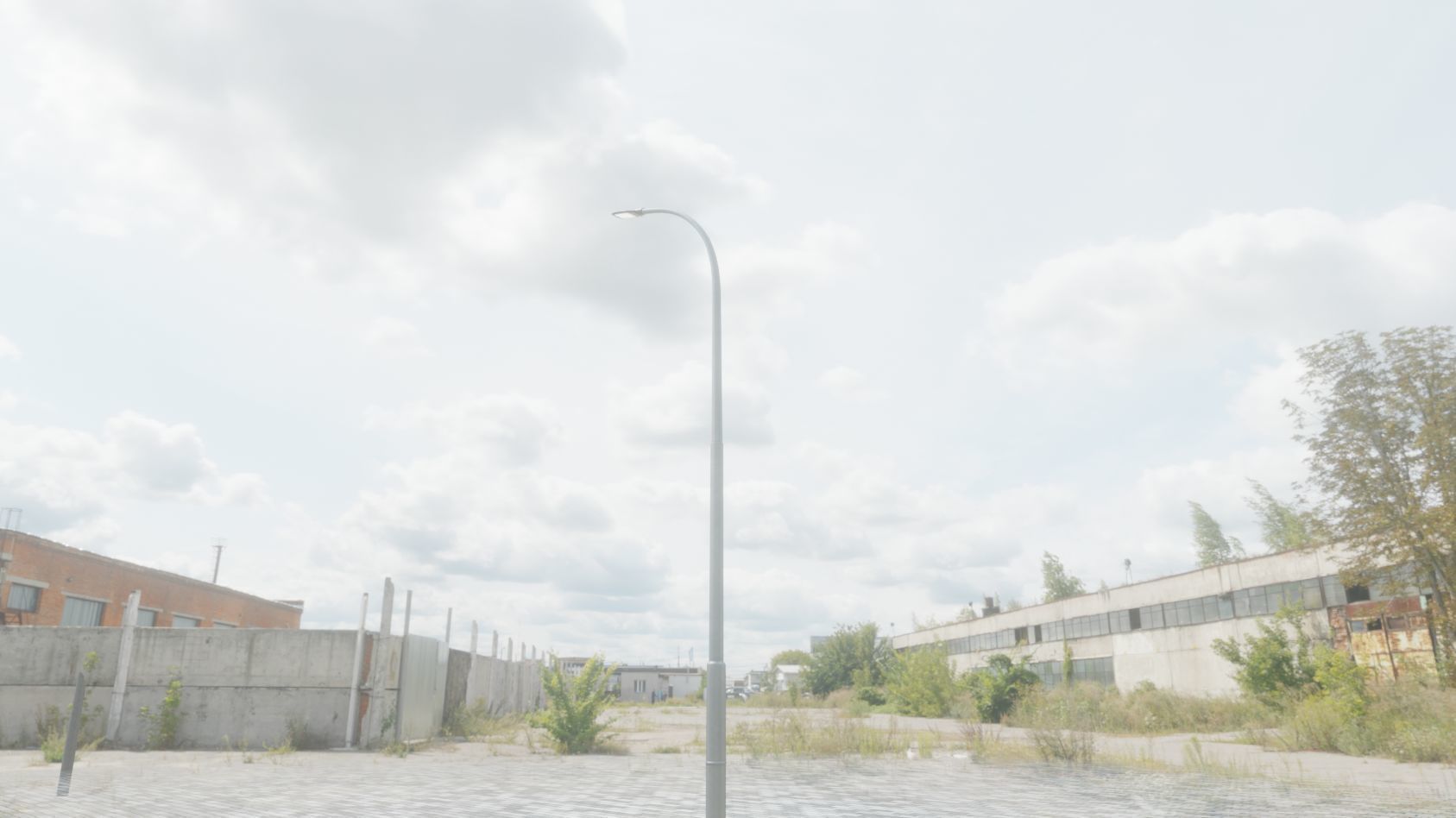 Street Light 12 version 11 6m with pole 1 Low-poly 3D model_63