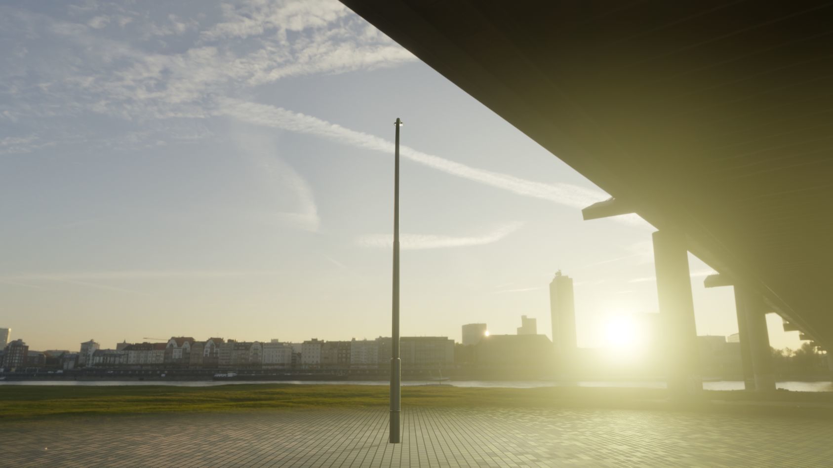 Street Light 12 version 11 6m with pole 1 Low-poly 3D model_67