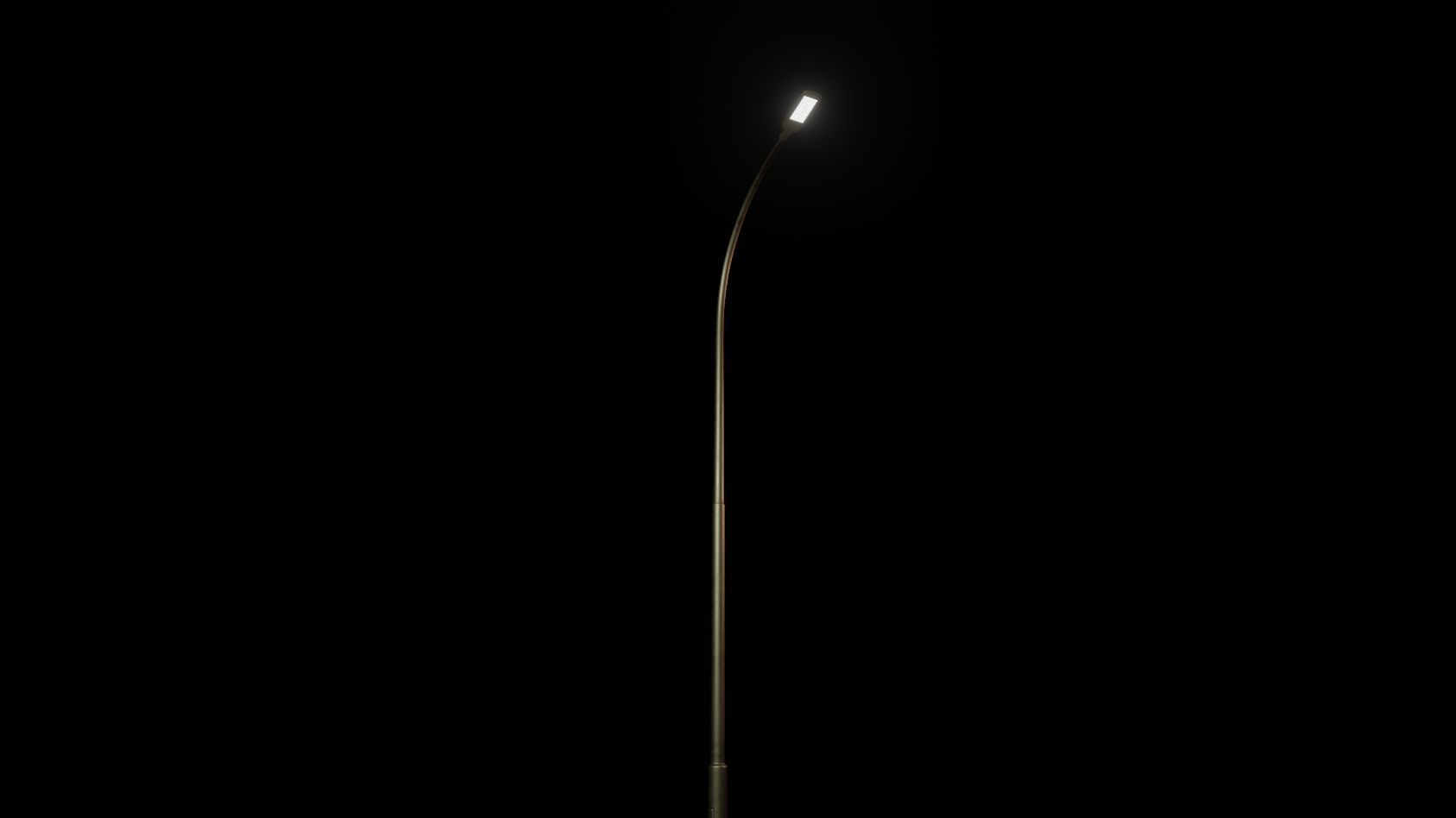 Street Light 12 version 11 6m with pole 1 Low-poly 3D model_56