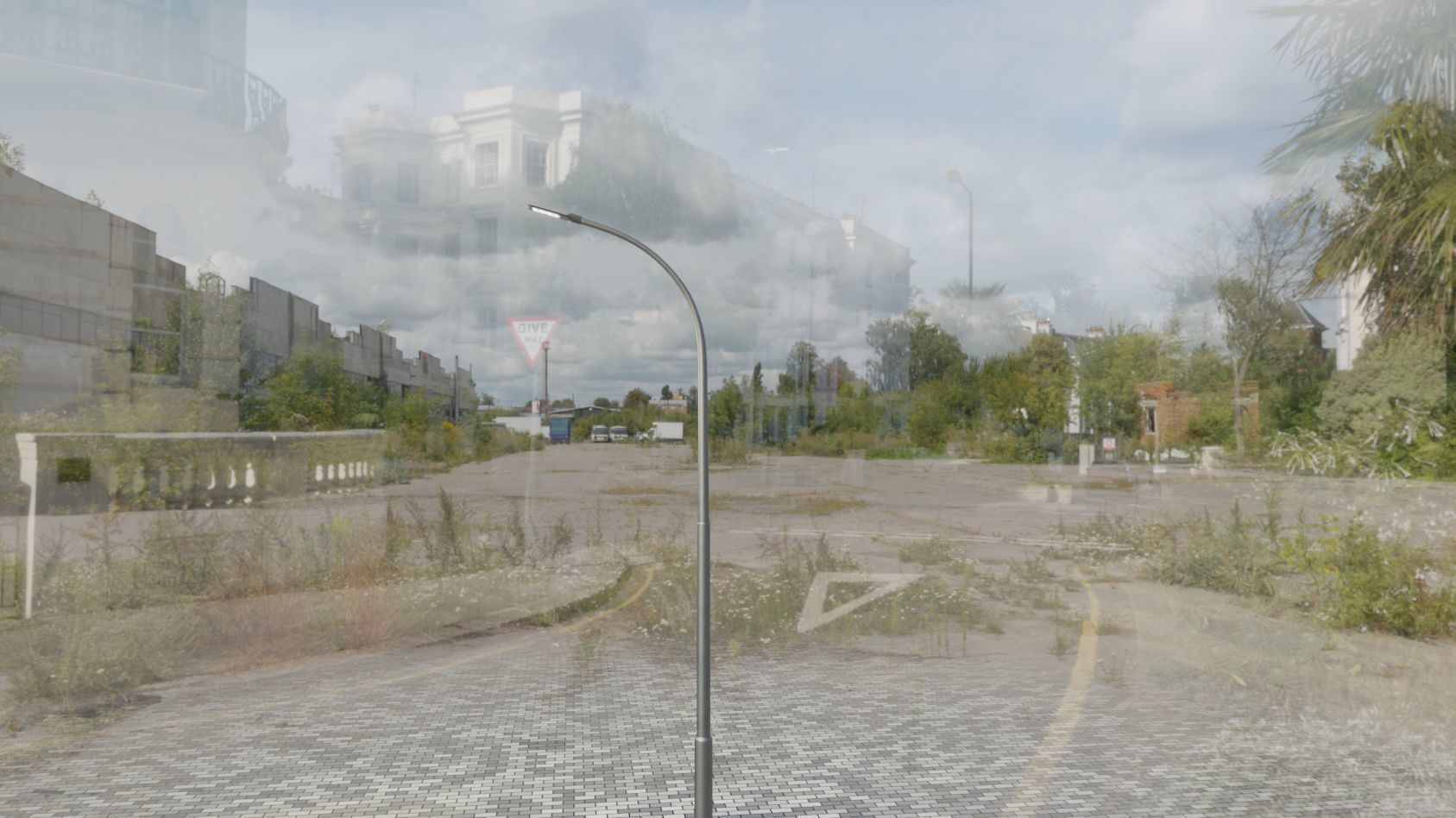 Street Light 12 version 11 6m with pole 1 Low-poly 3D model_33