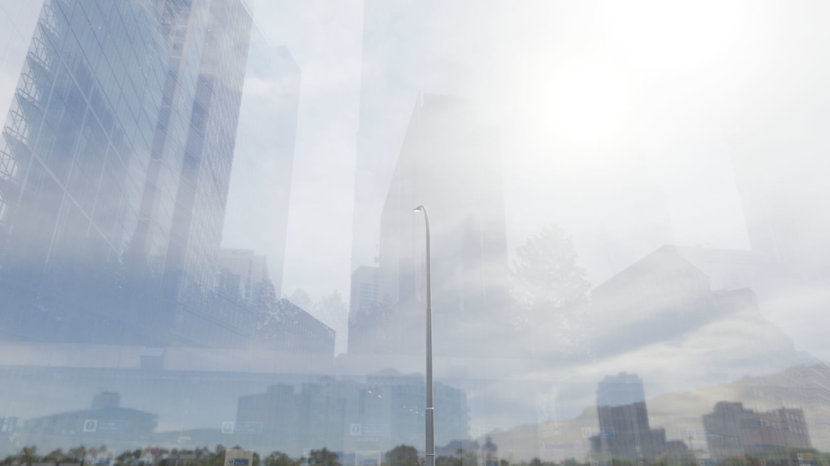 Street Light 12 version 11 6m with pole 1 Low-poly 3D model_99