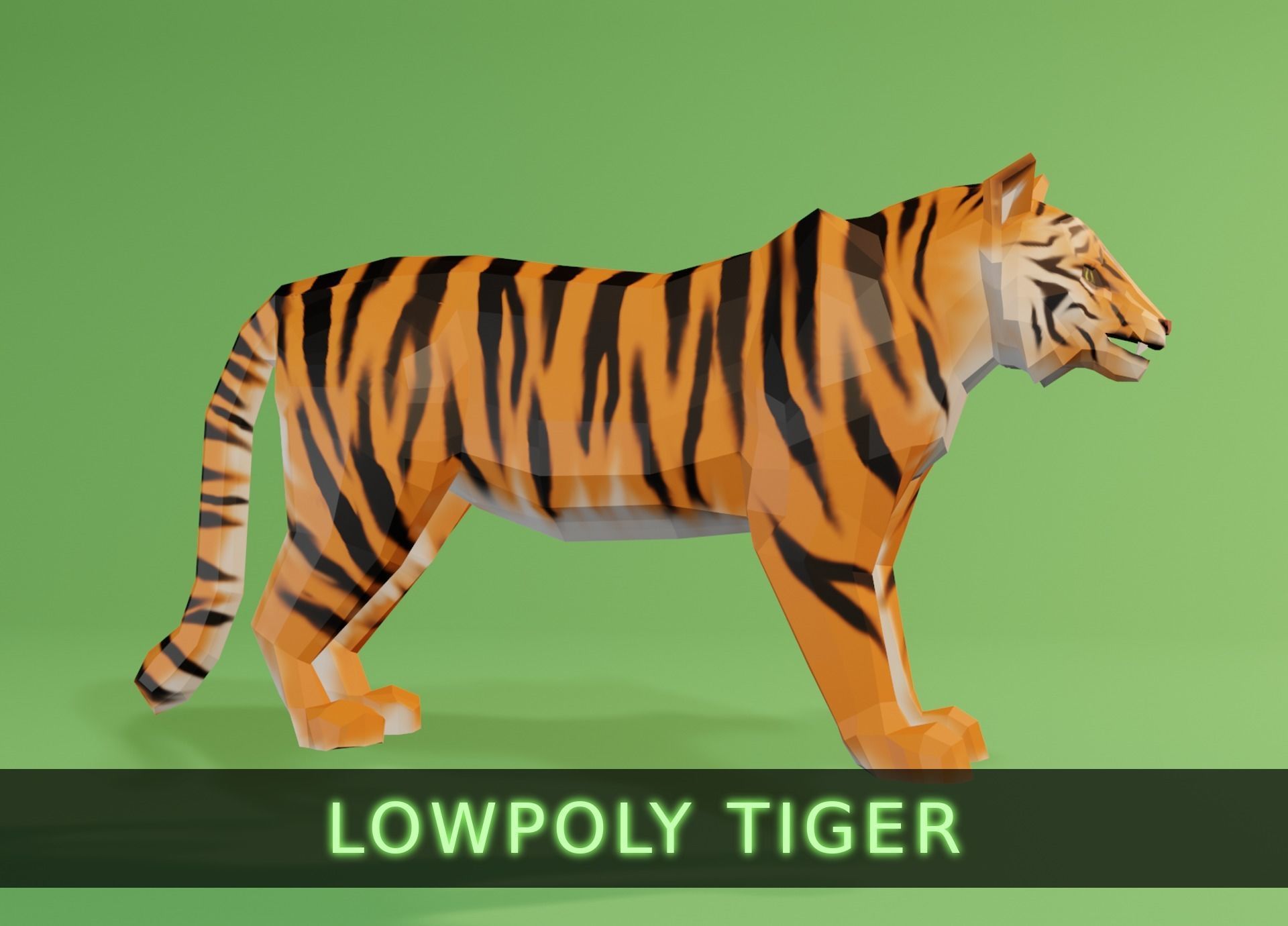 Low Poly Tiger