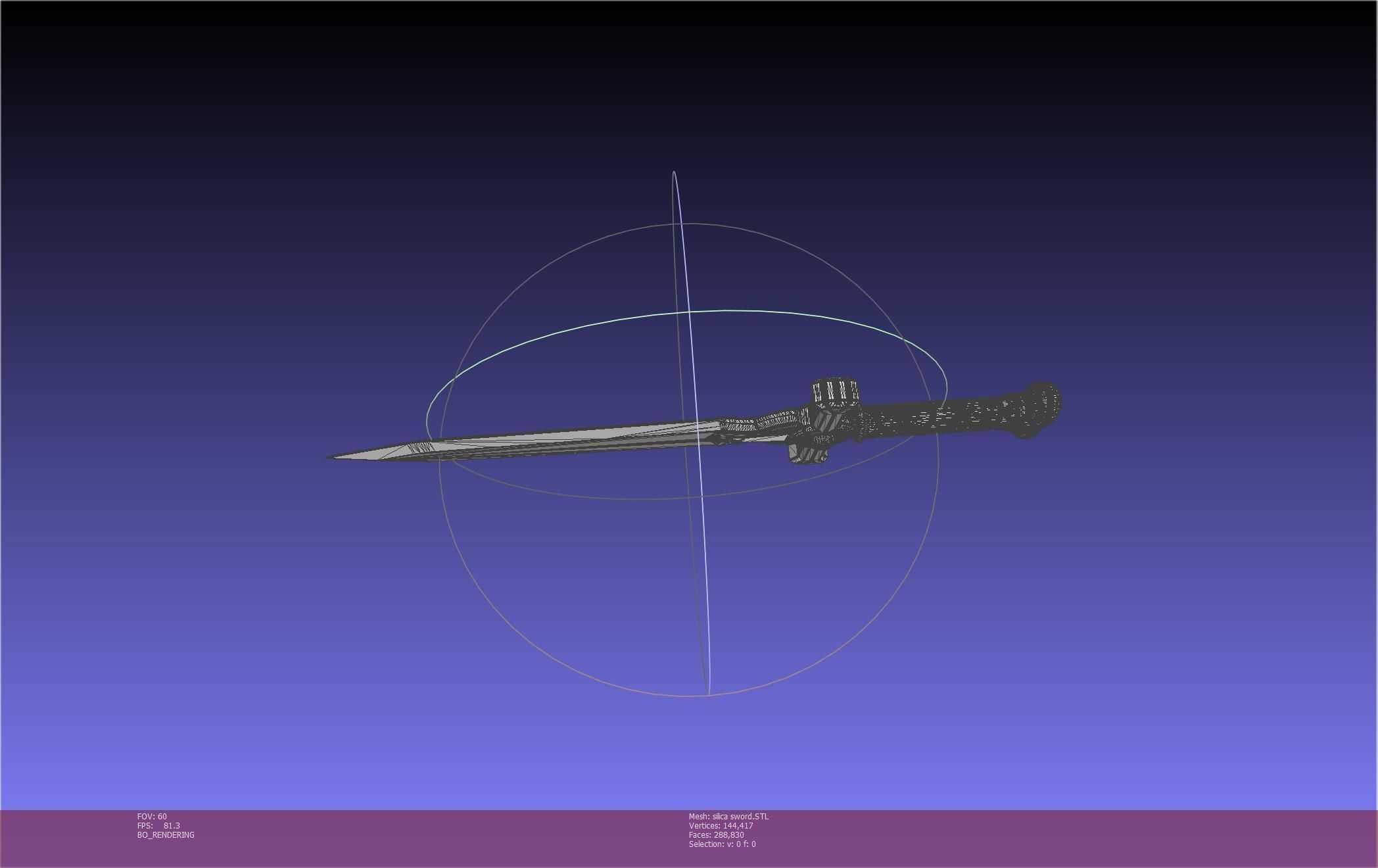 Sword Art Online Silica Sword Printable Assembly 3D print model_84
