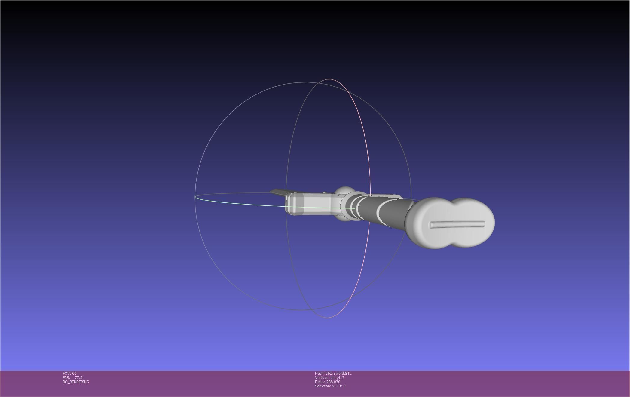 Sword Art Online Silica Sword Printable Assembly 3D print model_30