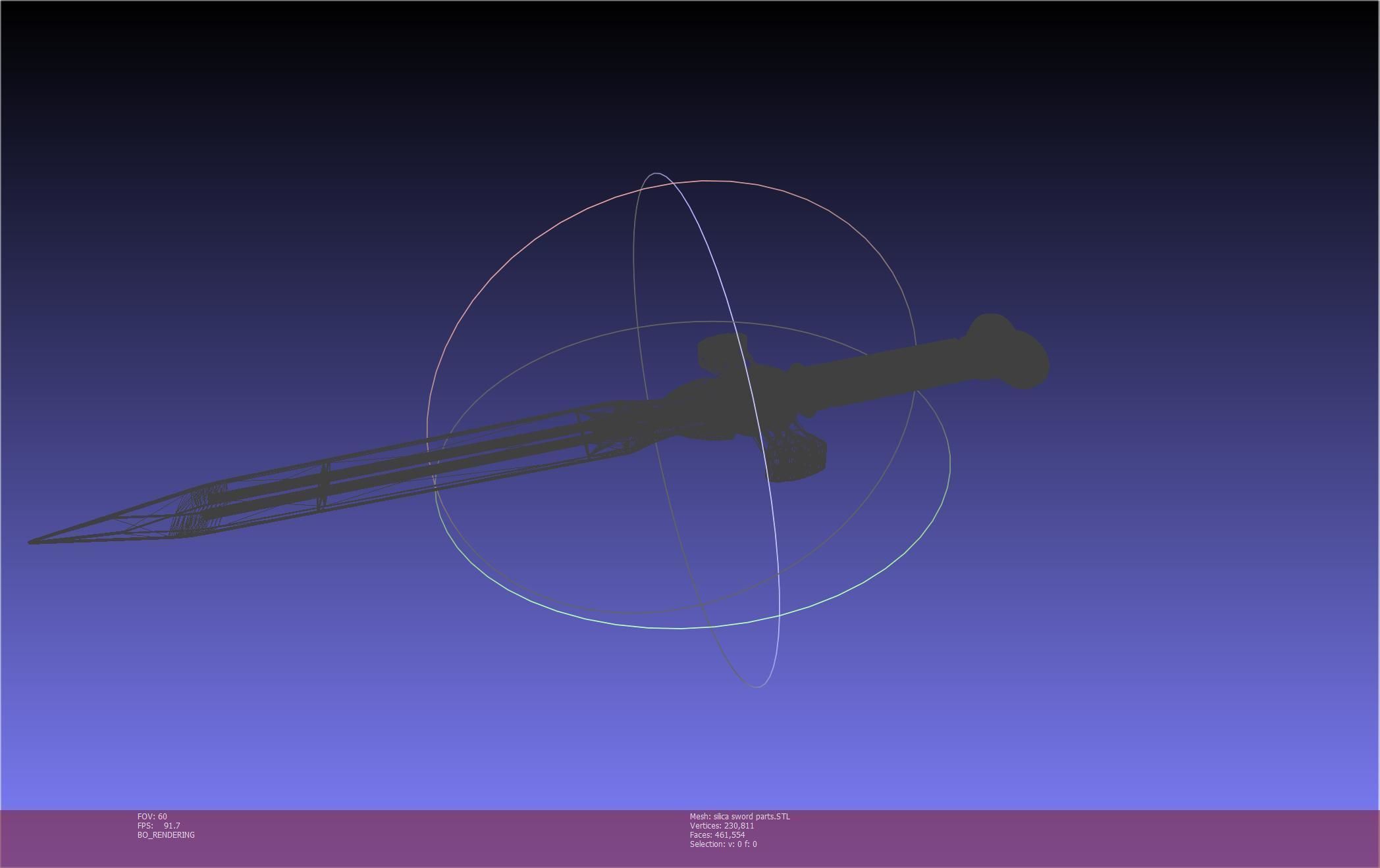 Sword Art Online Silica Sword Printable Assembly 3D print model_135