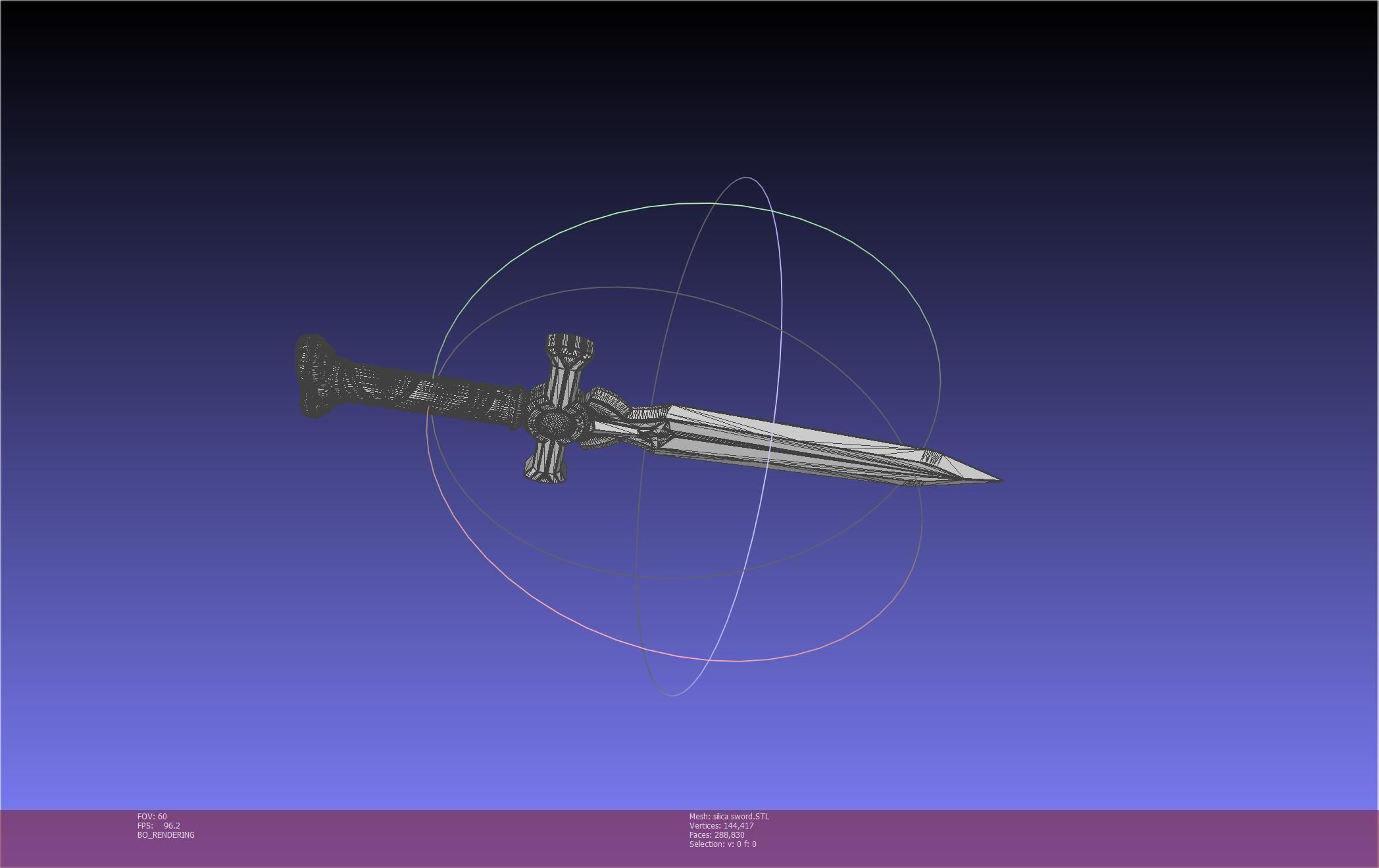 Sword Art Online Silica Sword Printable Assembly 3D print model_73