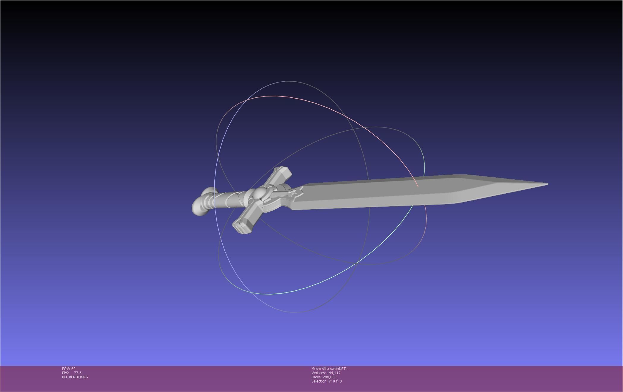 Sword Art Online Silica Sword Printable Assembly 3D print model_44